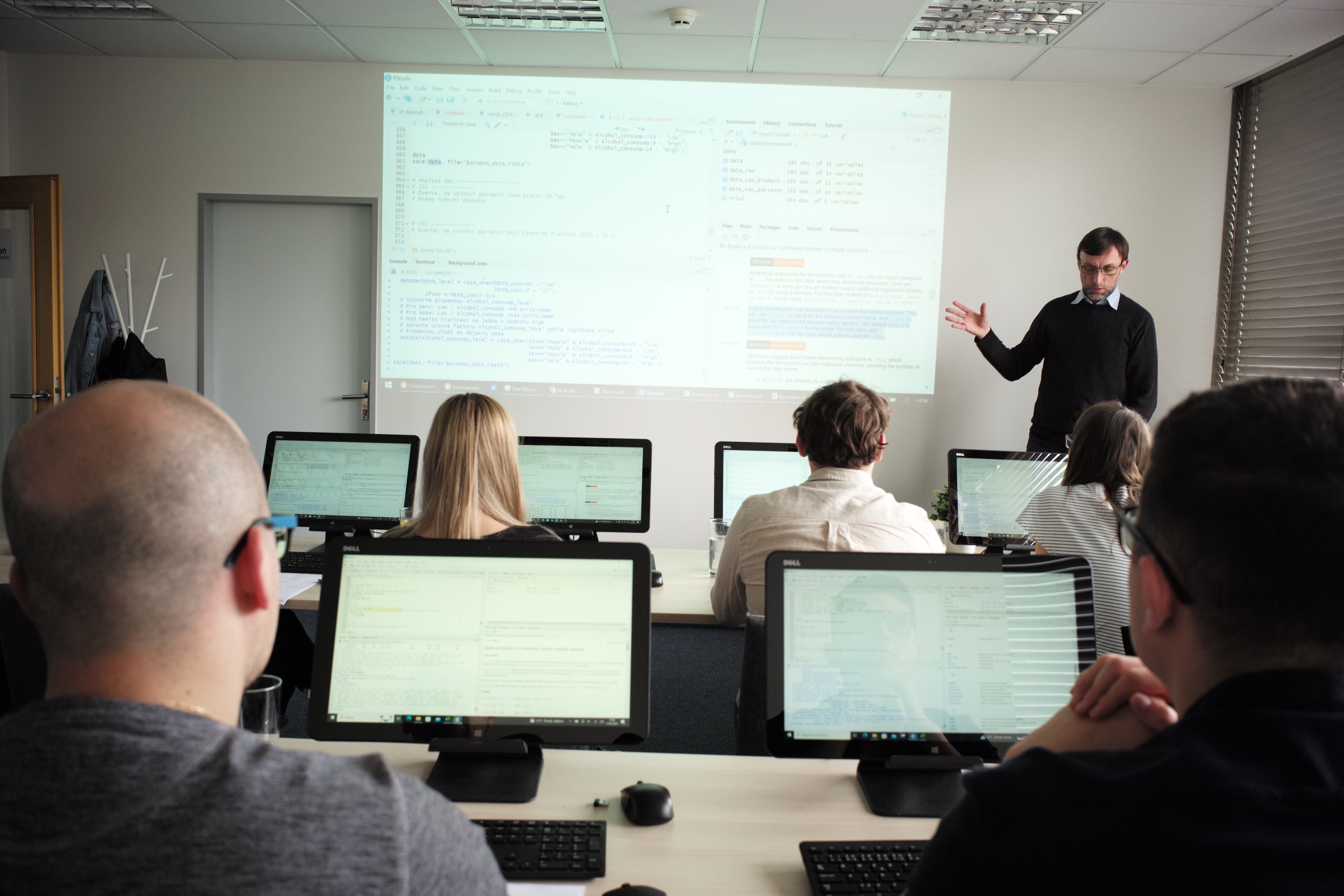 Přehled výukového sálu